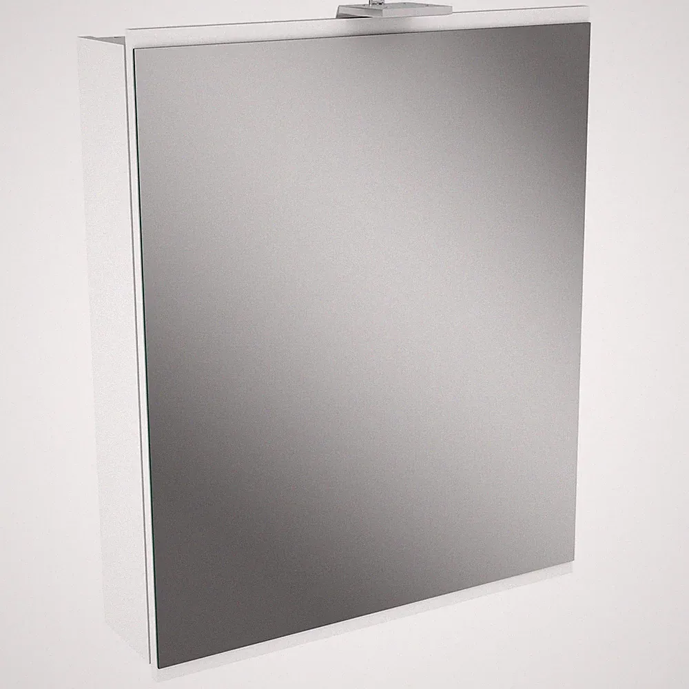 Fackelmann 84783 LED Spiegelschrank Türrahmen weiß 60 cm
