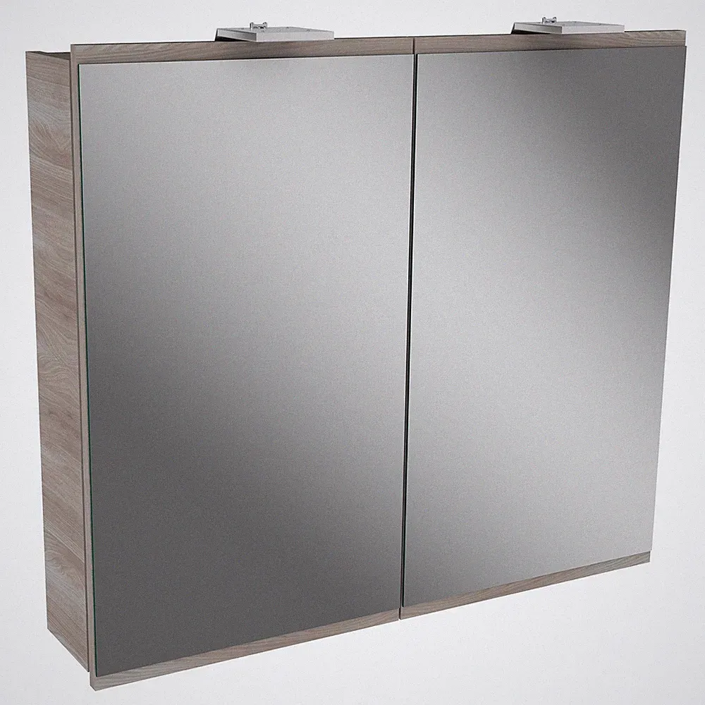 Stein Beleuchteter Spiegelschrank