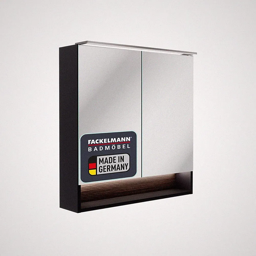Fackelmann B.PARIS LED-Spiegelschrank, Badschrank, Beleuchtung, USB-Anschlüsse