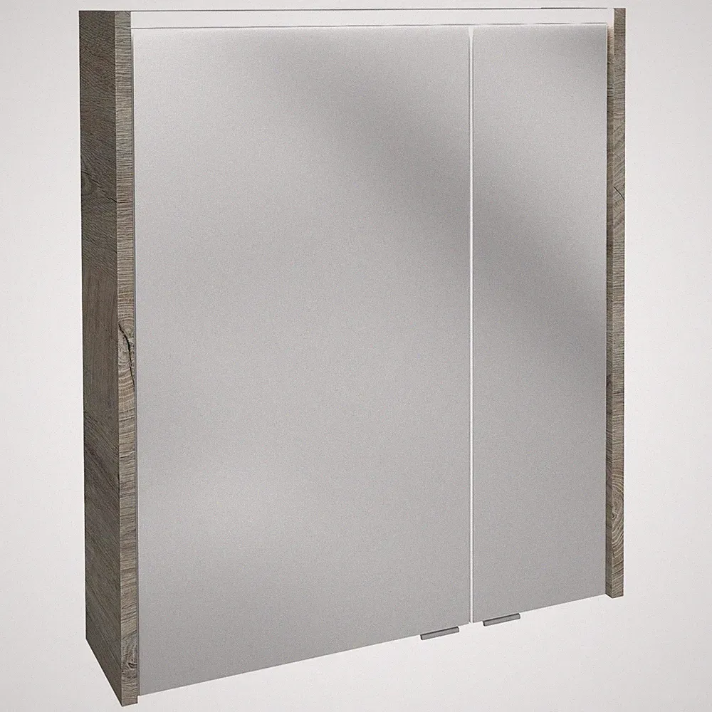 spiegelschrank mit innenspiegel 2 türig