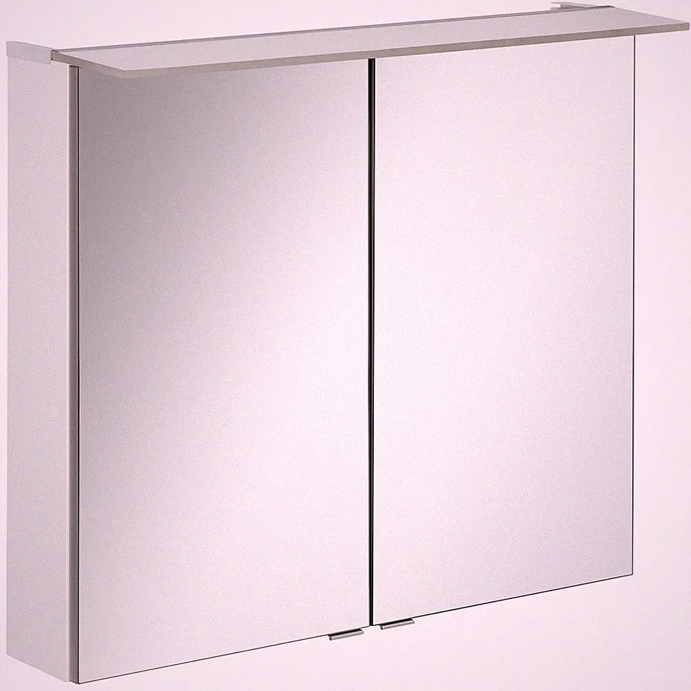 fackelmann spiegelschrank 80cm weiß