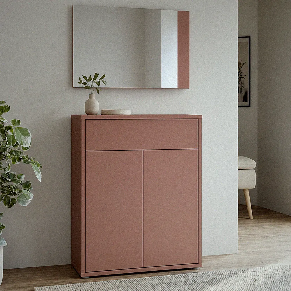Forte ACSD01-U72 Alice Springs Flurkommode 70 80 Holzwerkstoff Spiegel 201559