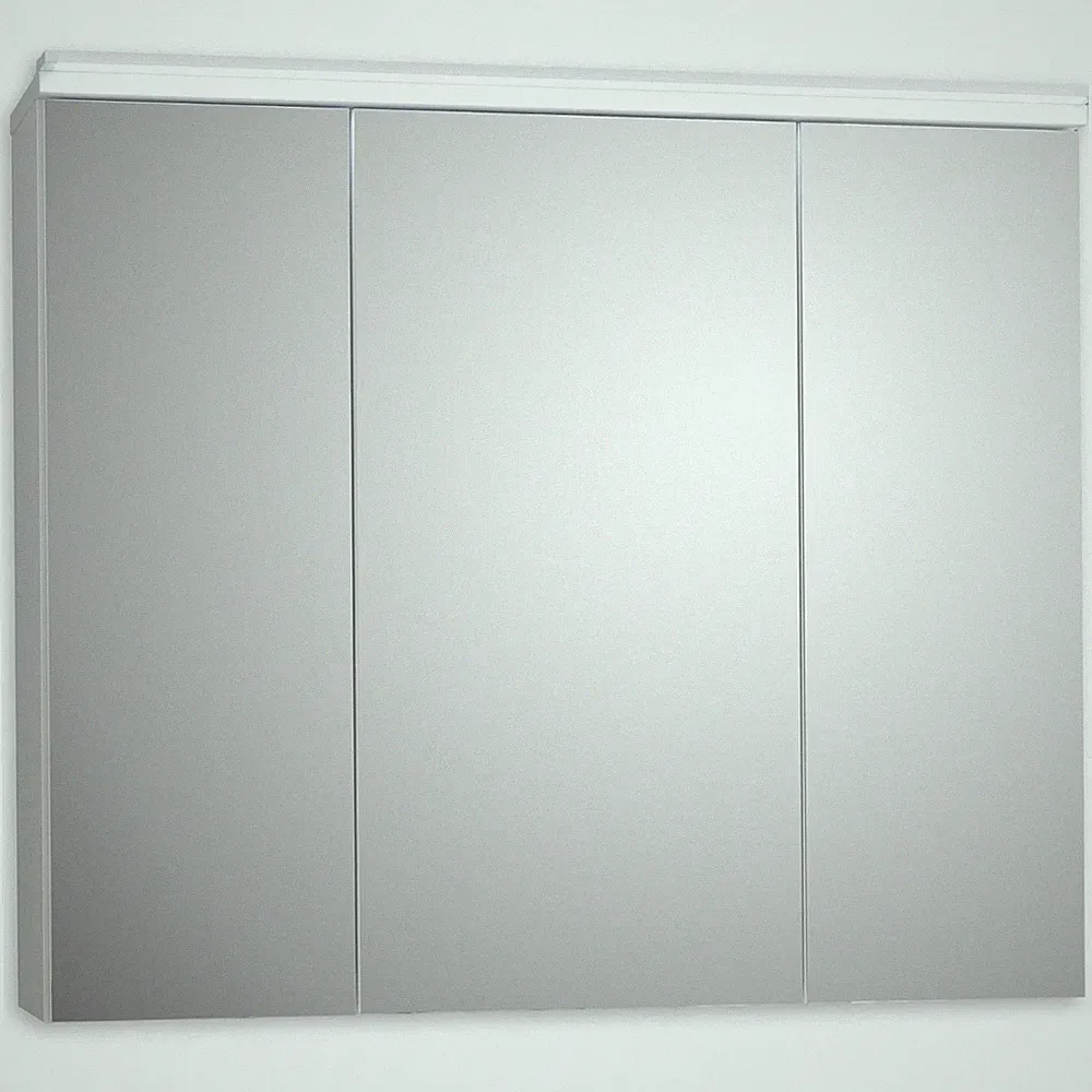 FOUR Spiegelschrank mit Beleuchtung 80 – Weiß ♻️