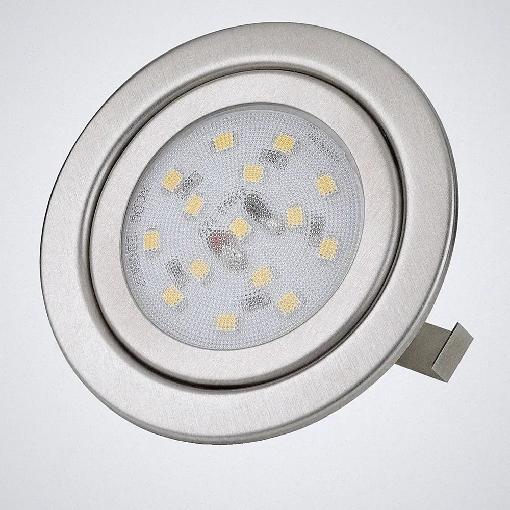 G4 3W Led Möbel Einbaustrahler Ultra Flach 230V Einbau Spiegelschrank Einbauspot