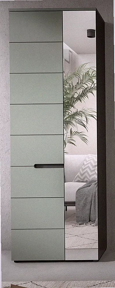 Garderobenschrank Schuhschrank Flur Garderobe Schrank Spiegel Soft-Close Cooper