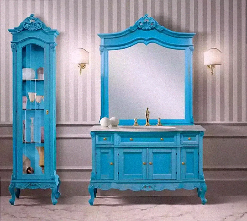 Art Deco Spiegelschrank Bad