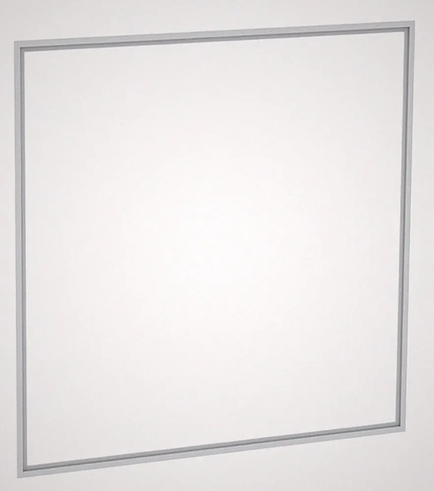 Geberit ONE Abdeckrahmen Spiegelschrank 1050 mm - Aluminium - 505844002