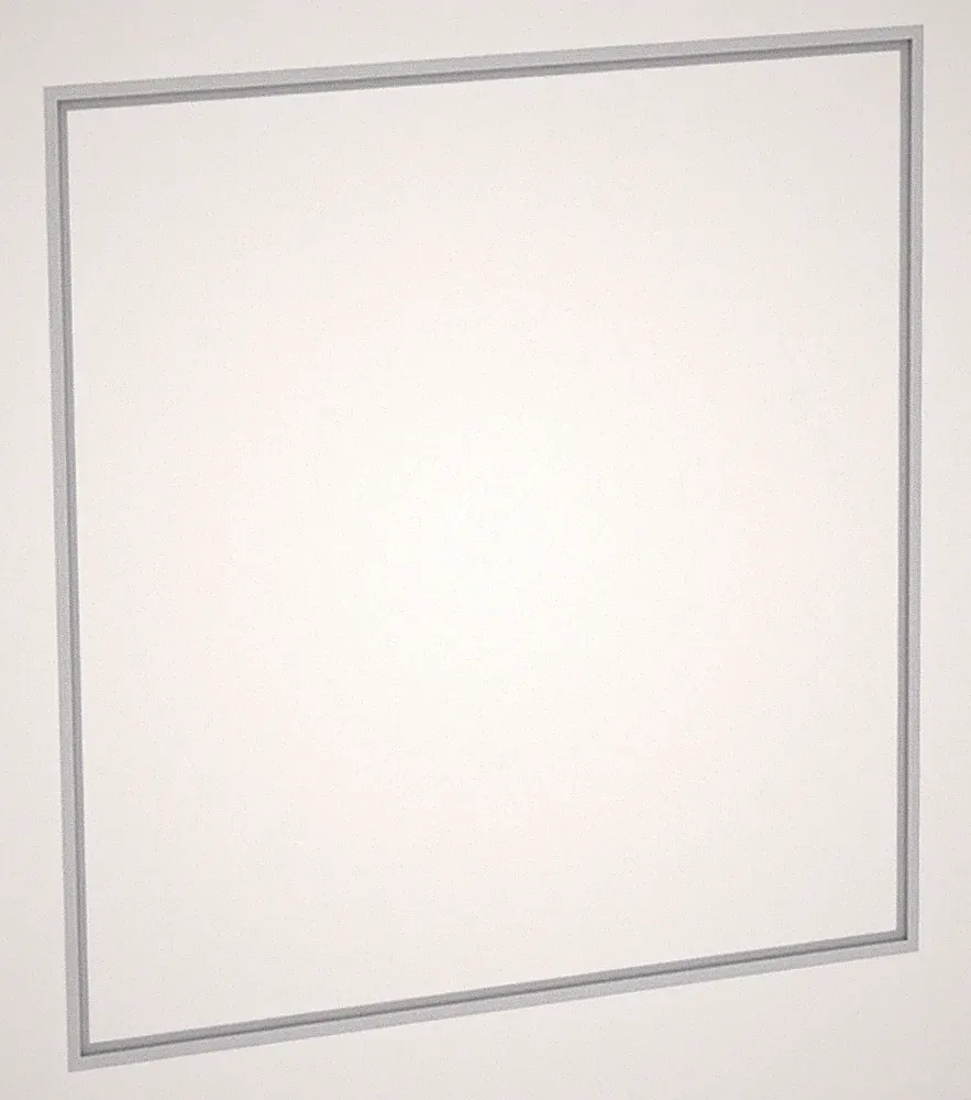 Geberit ONE Abdeckrahmen Spiegelschrank 1200 mm Aluminium - 505845002