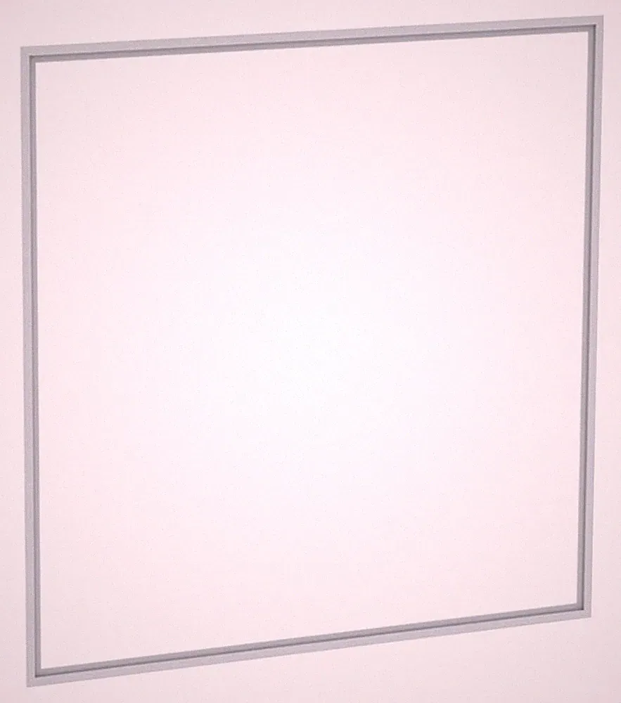 Geberit ONE Abdeckrahmen Spiegelschrank 600 mm - Aluminium - 505841002