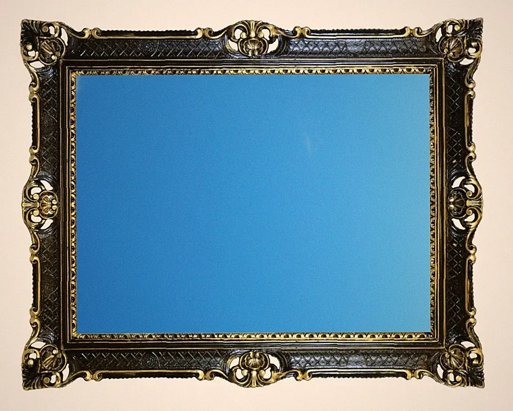 GROSSER SPIEGEL SPIEGEL RAHMEN BAROCK STIL FAKE VINTAGE VERSCHIEDENE FARBEN 86X67