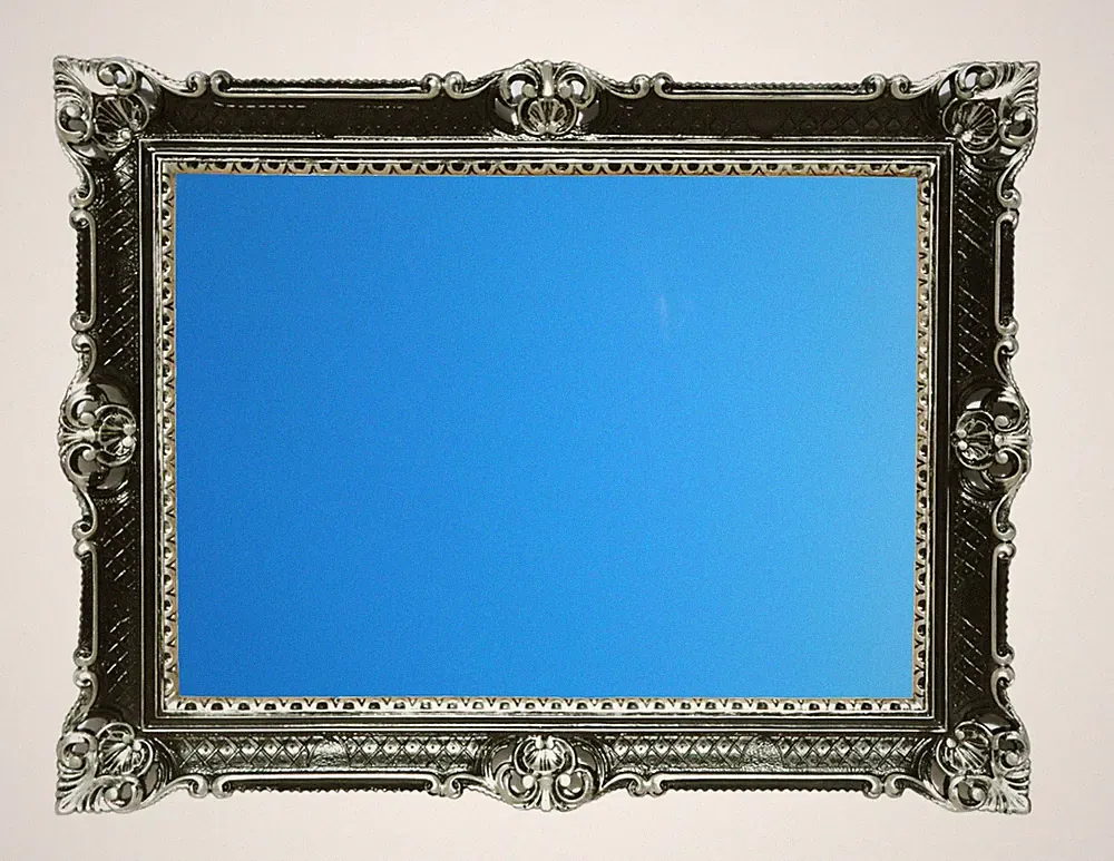 GROSSER SPIEGEL SPIEGEL RAHMEN BAROCK STIL FAKE VINTAGE VERSCHIEDENE FARBEN 86X67