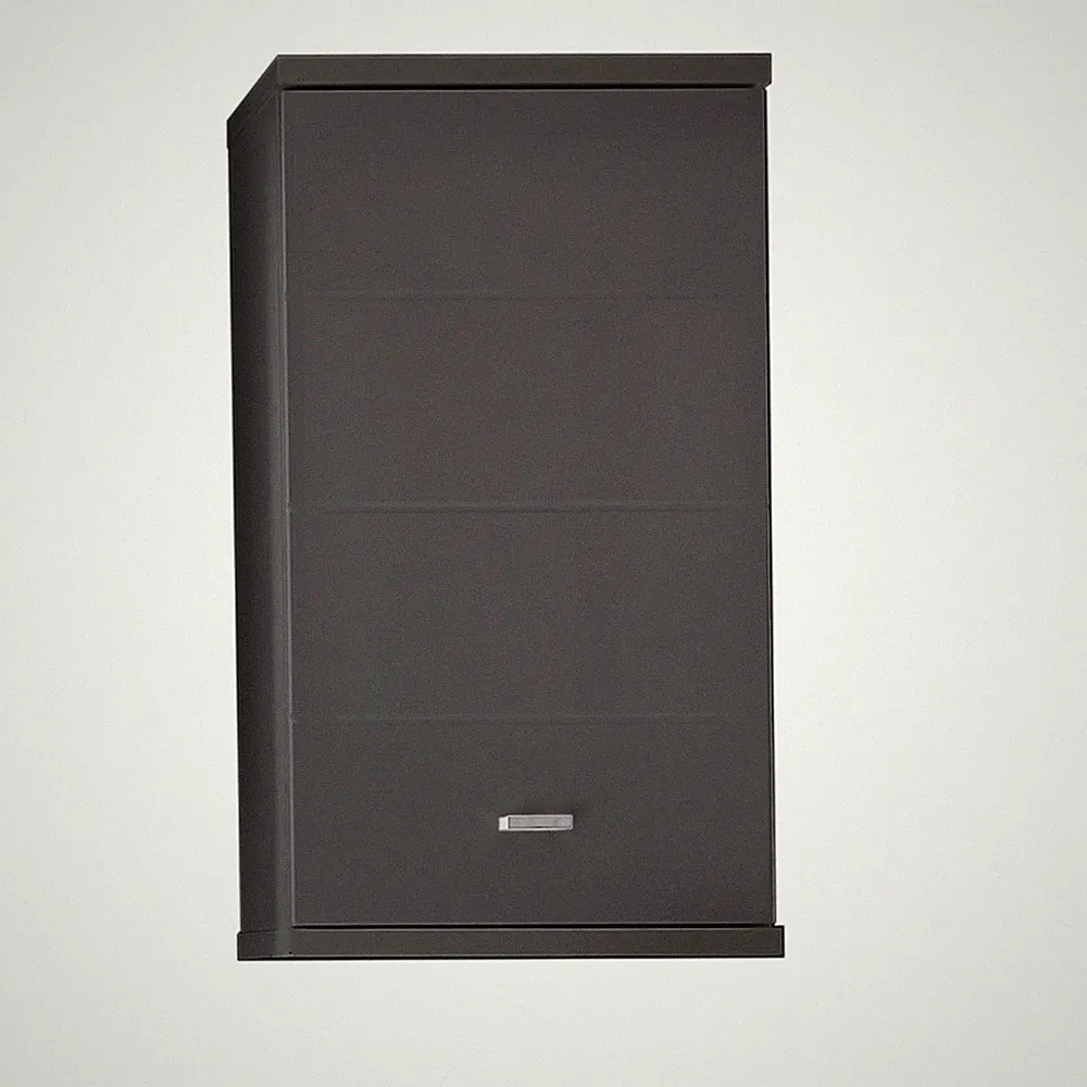 Hängeschrank - anthrazit - 38 cm breit Badschrank Badezimmerschrank