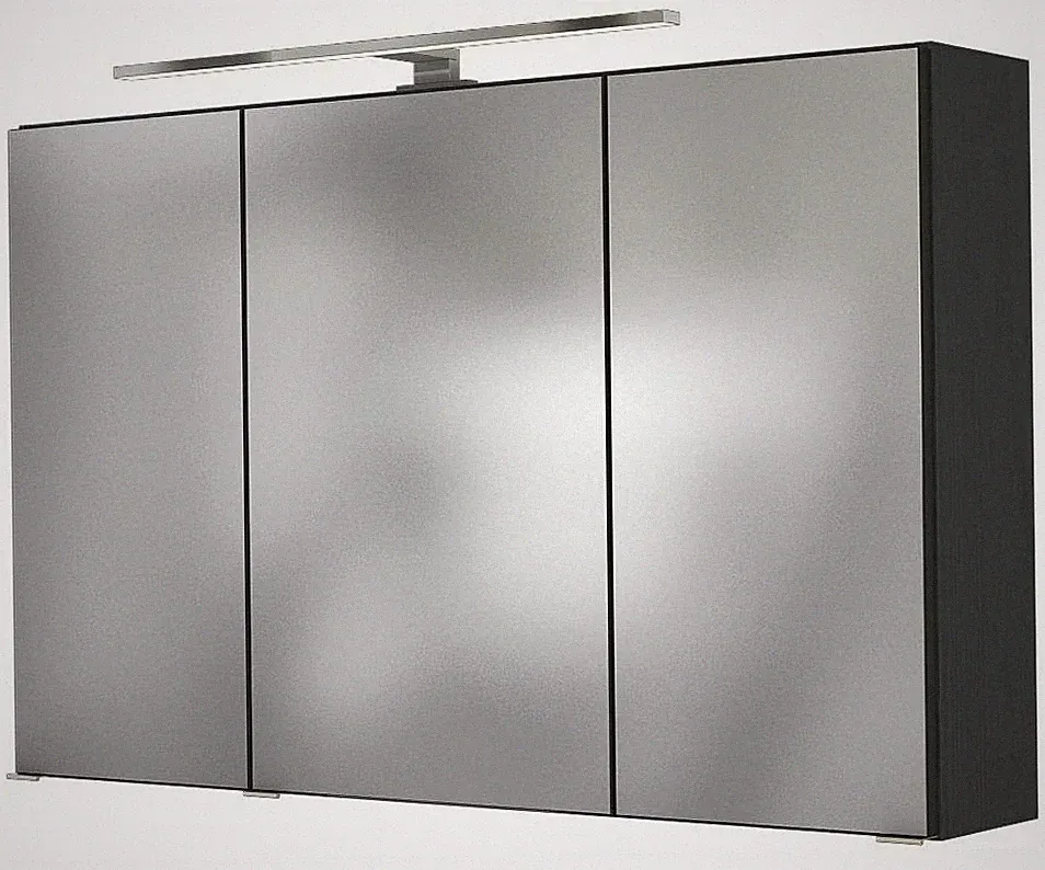 Held Möbel Spiegelschrank Baabe 100 cm graphit