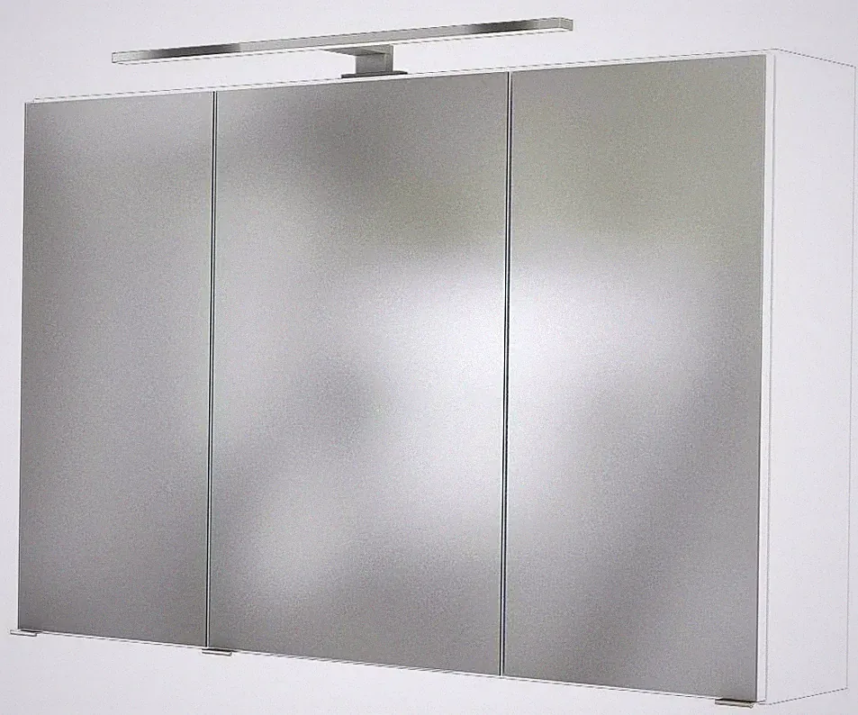 Held Möbel Spiegelschrank Baabe 100 cm weiß