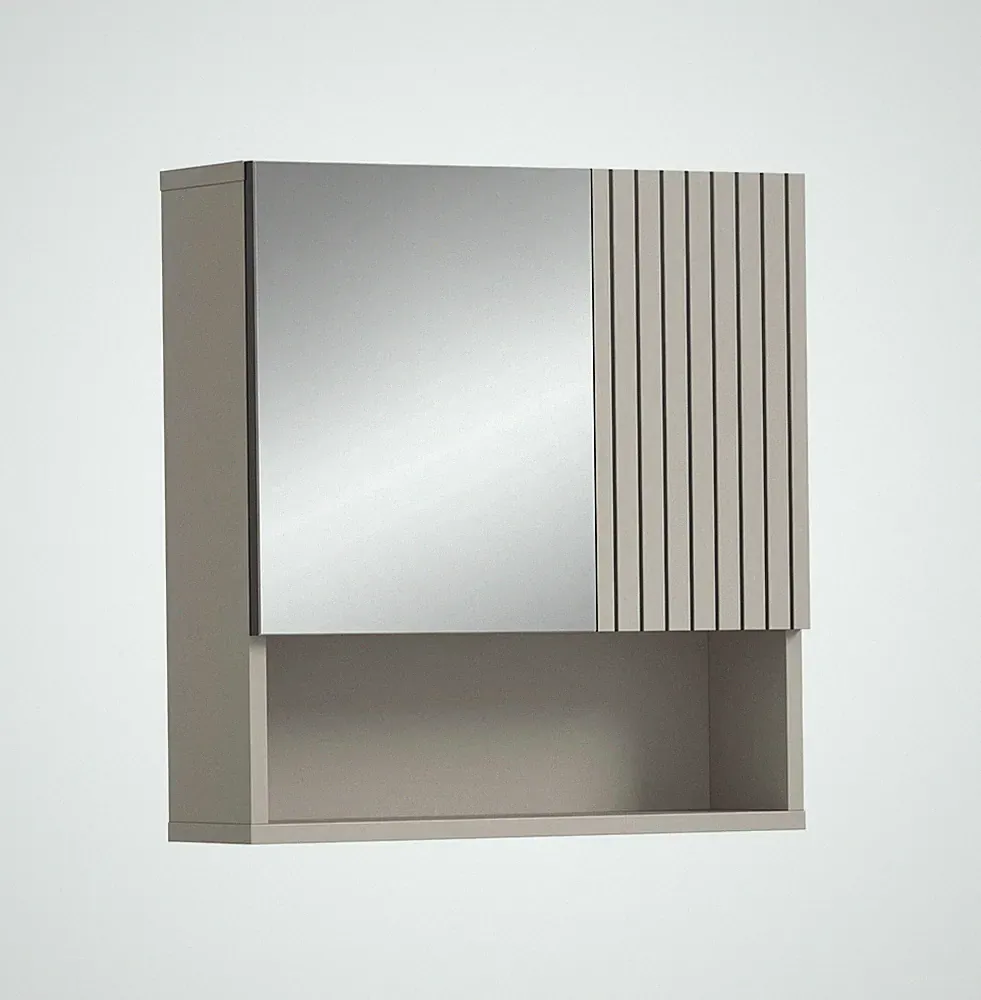 Homes & Jones Badspiegelschrank 60 cm breit, Badezimmerschrank 2-trg., Badmöbel