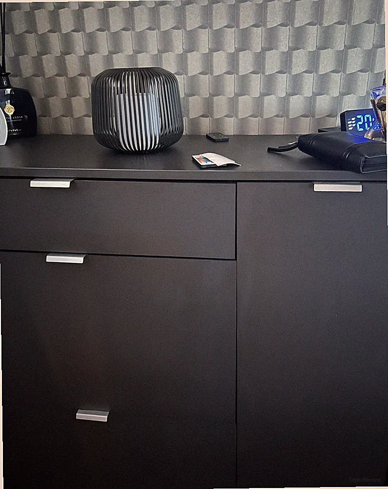 IKEA Schlafzimmermöbel-Set Kommode Kleiderschrank Holz Grau Spiegel