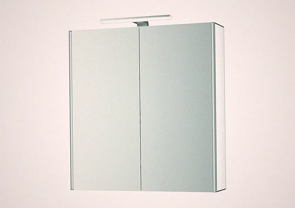 Jokey Aluminium Spiegelschrank Dekoralu LED Beleuchtung verschiedene Dekore