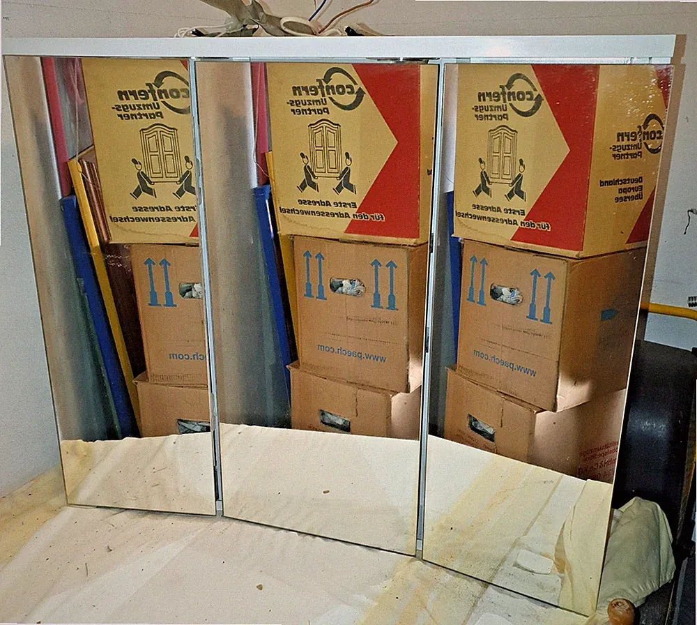 JOKEY Badezimmer-Spiegelschrank Typ 15 140 Trava Beleuchtung B 75 cm.Steckdosen