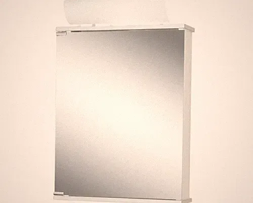 Jokey Spiegelschrank Entro weiß/alufarben 50x74 cm IP 20