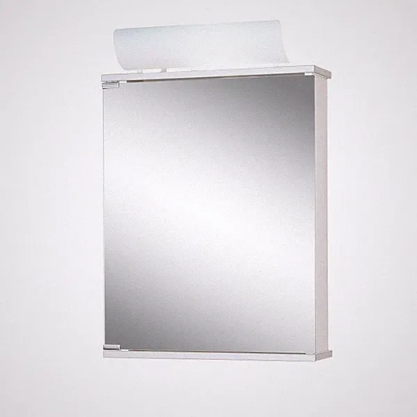 Jokey Spiegelschrank Fleur Front aluoptik Spiegel Bad Kristallglas