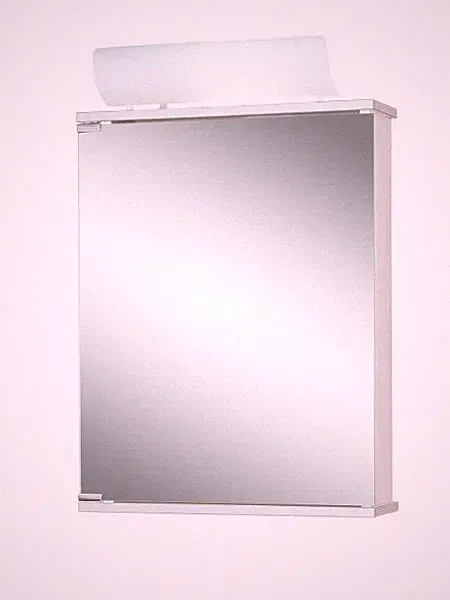 Jokey Spiegelschrank Fleur Front aluoptik Spiegel Bad Kristallglas