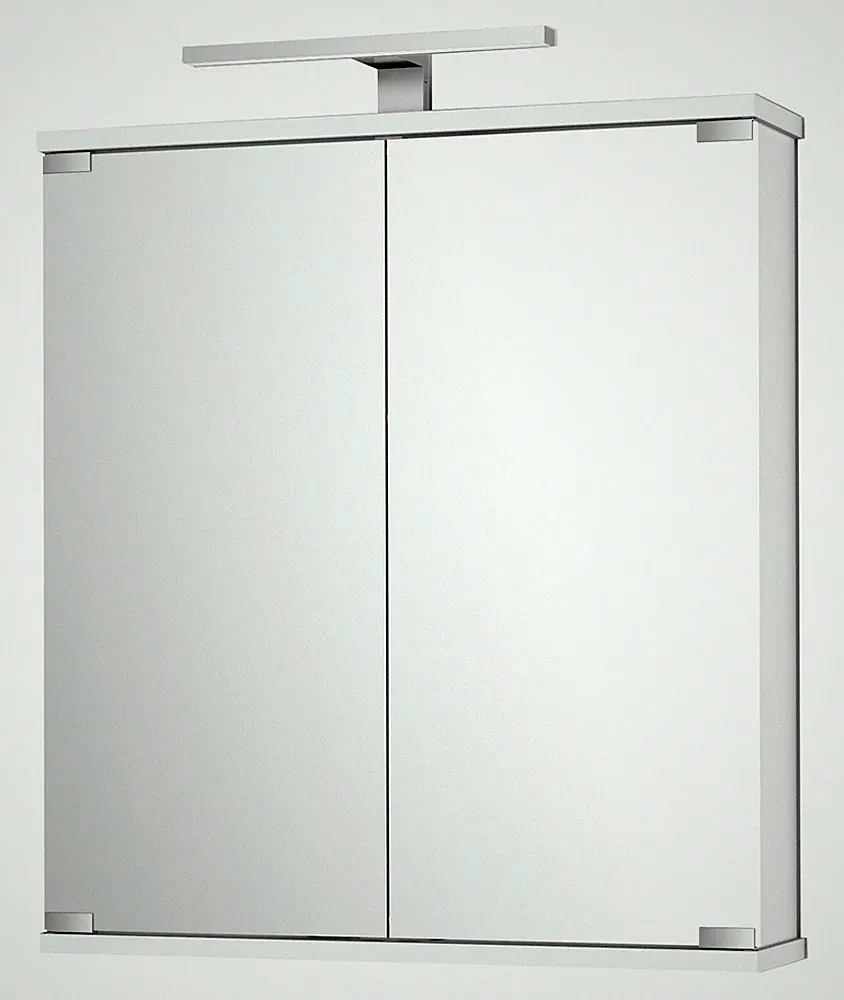 Jokey Spiegelschrank Kandi LED weiß 60 x 70,2 (65) x19,4 (14,3) cm