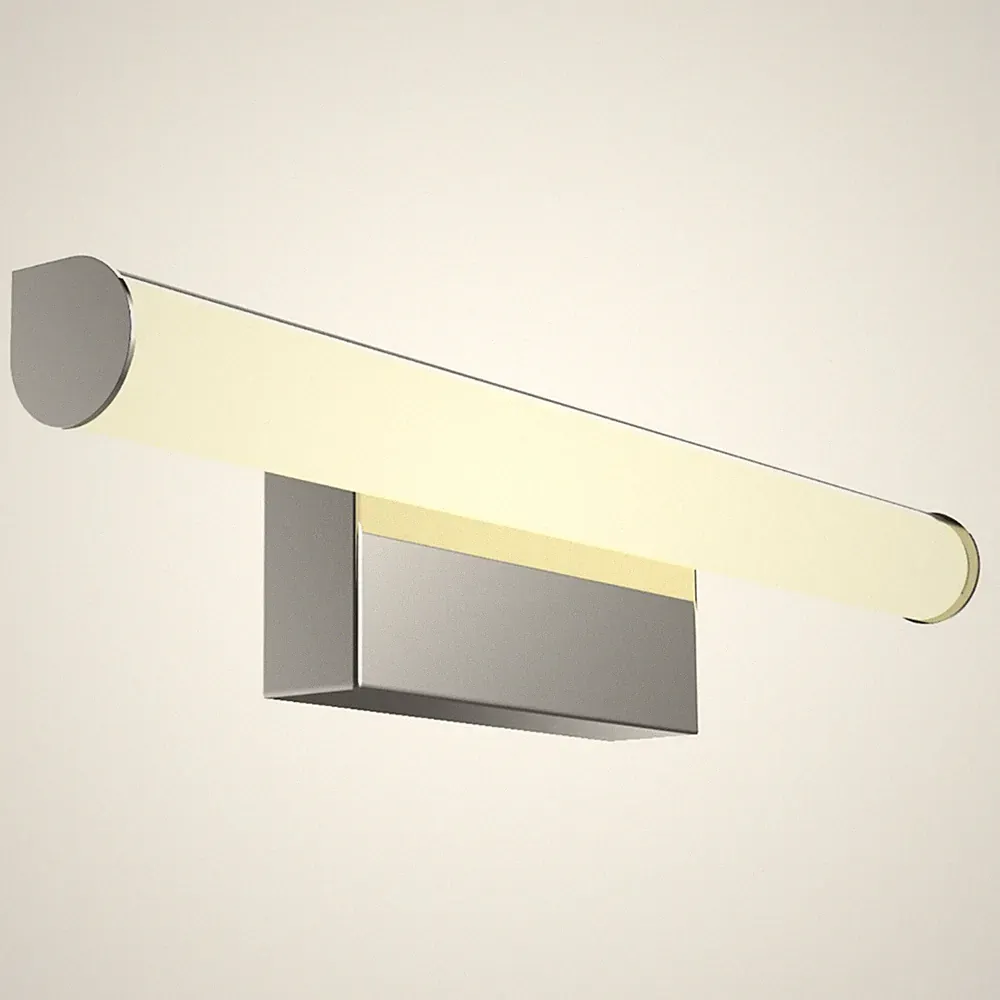 kalb | LED Spiegelleuchte 300mm, Rund, Wandlampe 230VAC, Badezimmer Leuchte Chro