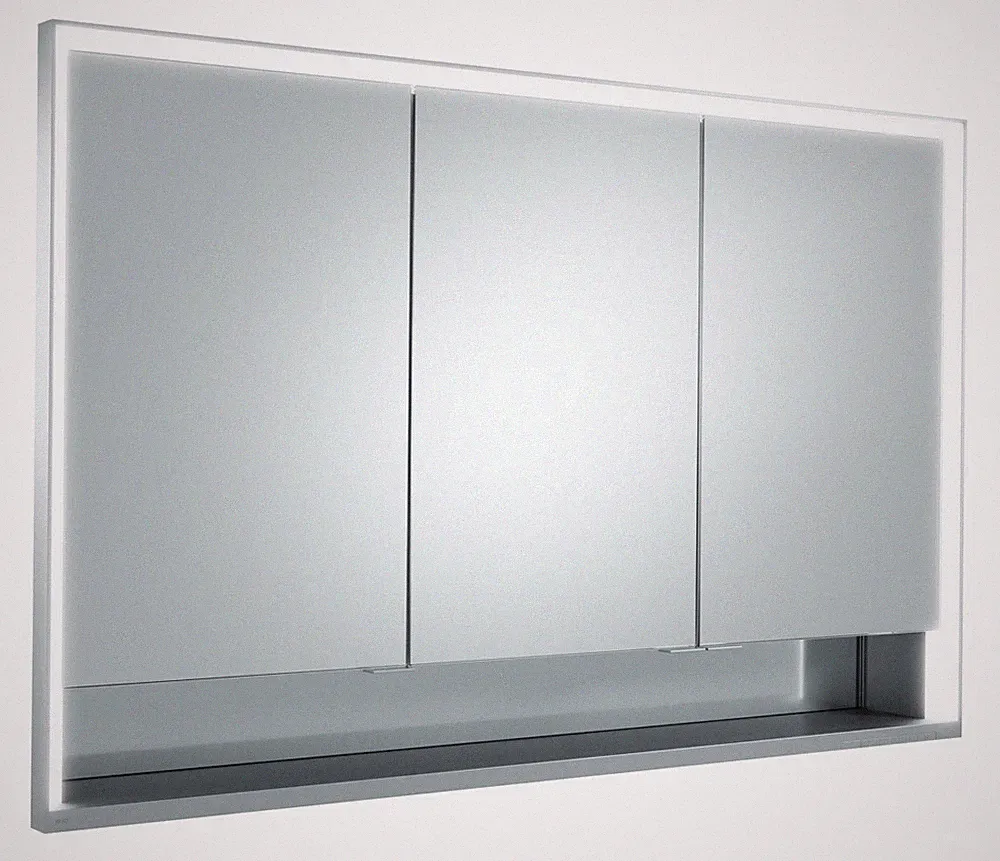 Keuco Royal Lumos Einbau-Spiegelschrank 3 Türen offene Ablage 1200 x 735 x...