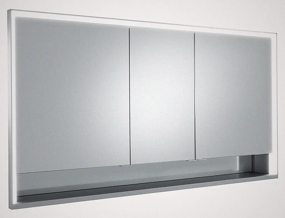 Keuco Royal Lumos Einbau-Spiegelschrank 3 Türen offene Ablage 1400 x 735 x...
