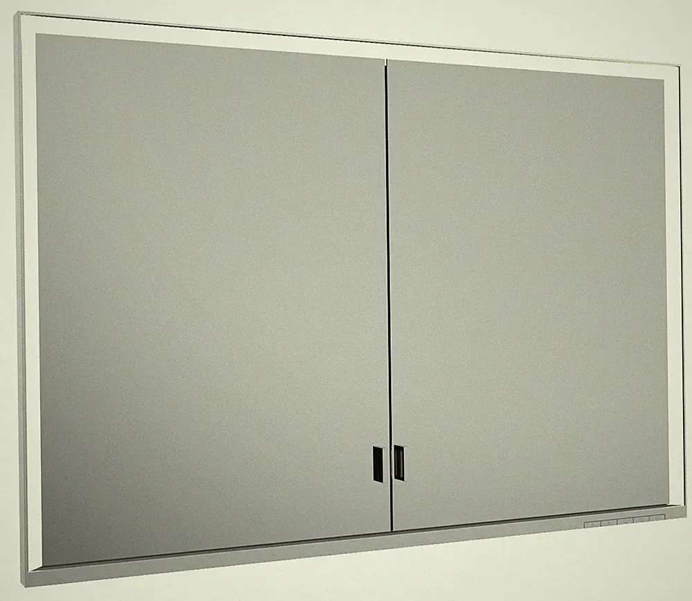 KEUCO Royal Lumos Spiegelschrank Wandeinbau 2-türig, lange Tür, 1050mm