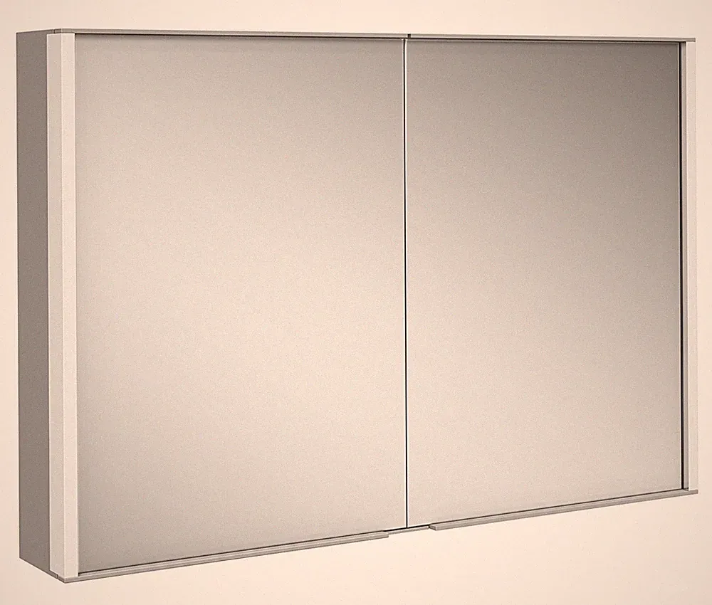 Keuco Royal Match Vorbau-Spiegelschrank 2 Türen mit Beleuchtung (2x LED) 1000...