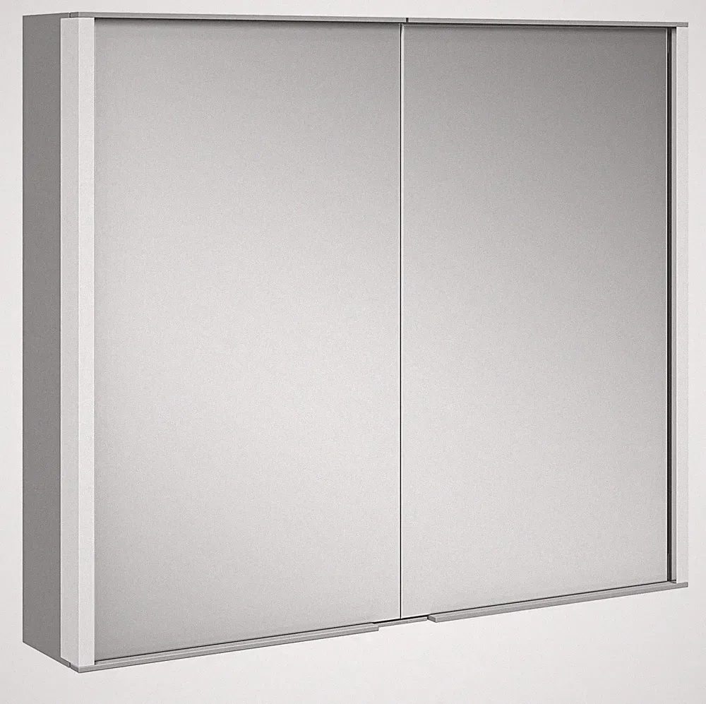 Keuco Royal Match Vorbau-Spiegelschrank 2 Türen mit Beleuchtung (2x LED) 800...