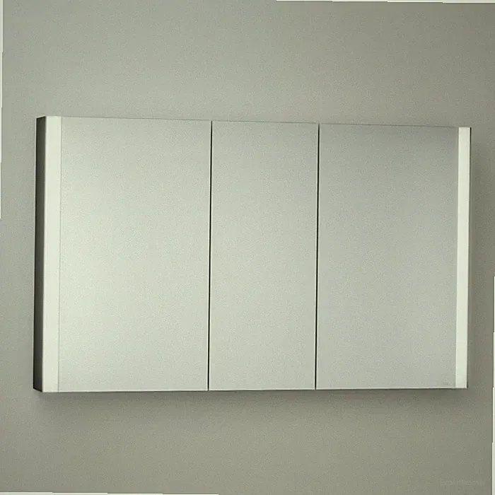 Keuco Royal Metis LED Aufputz-Spiegelschrank 120 x 71 cm mit 3 Türen, schweizer