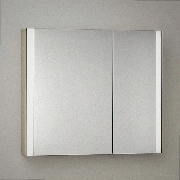 Keuco Royal Metis LED Aufputz-Spiegelschrank 80 x 71 cm, 2 Türen mit