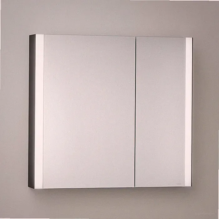 Keuco Royal Metis LED Aufputz-Spiegelschrank 80 x 71 cm, mit 2 Türen