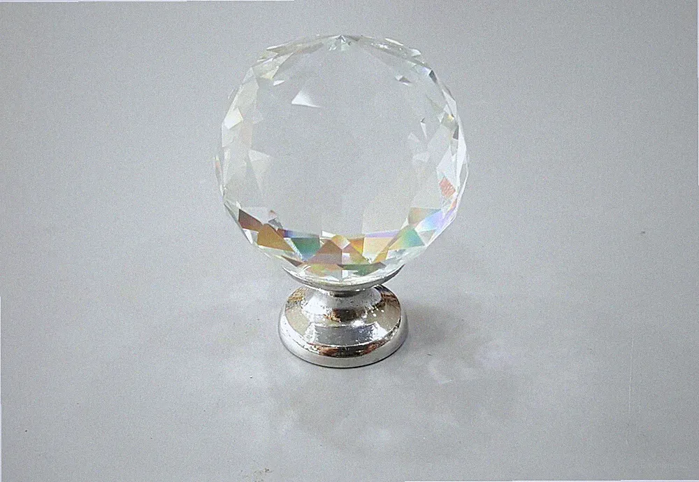 KLAR KRISTALL DIAMANT GLAS TÜRKNÖPFE SCHRANK SCHUBLADE MÖBEL GRIFF SCHRANK