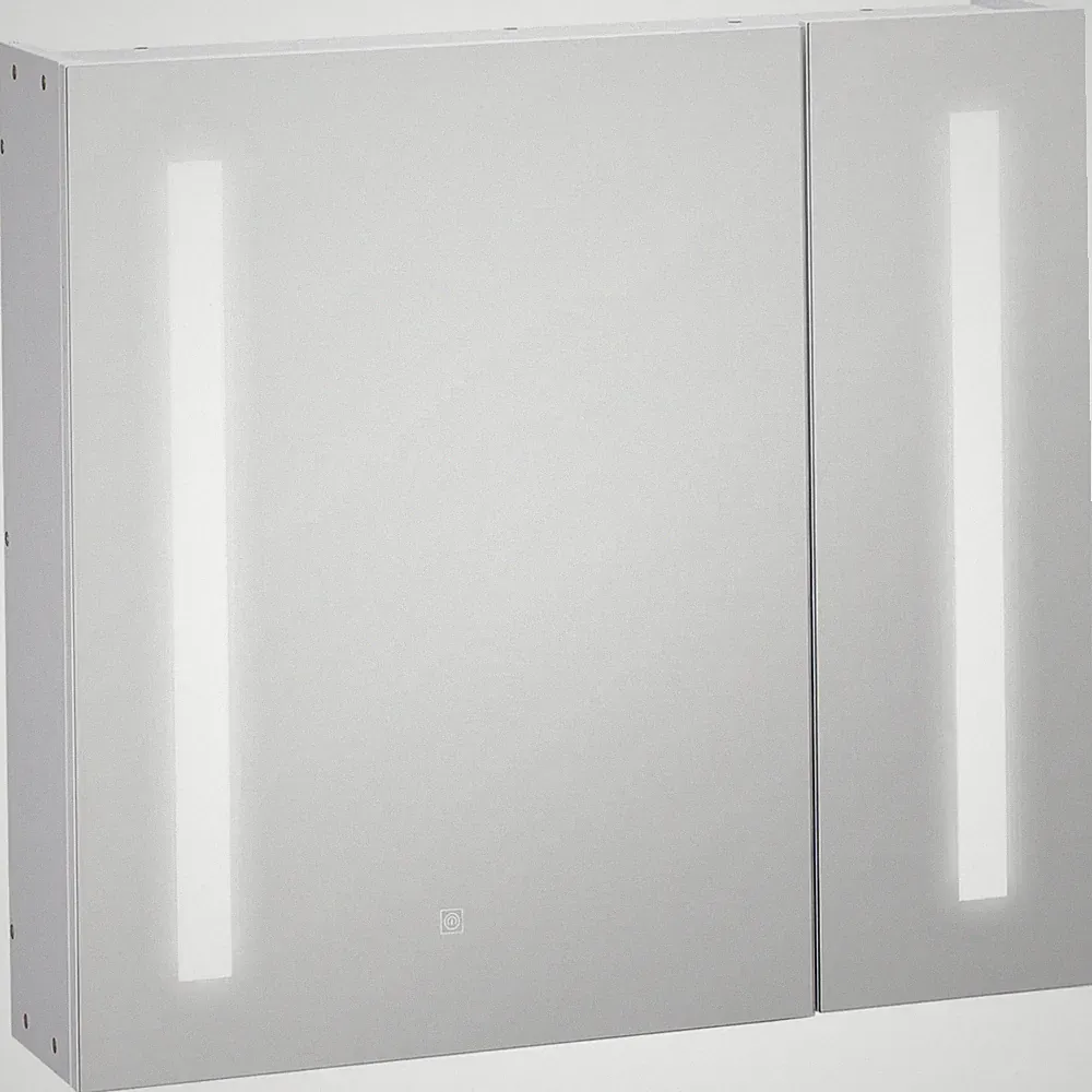 kleankin LED beleuchtete Spiegelschrankleuchten, Touchschalter, für Badezimmer