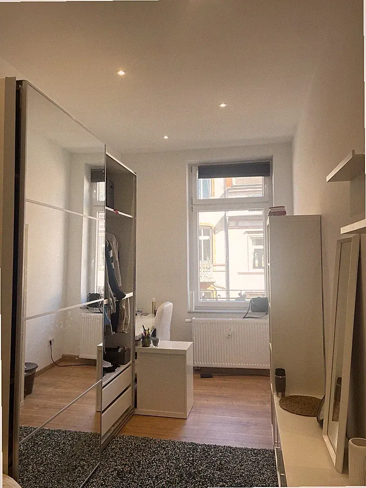 Kleiderschrank Ikea, Mit Spiegeltüren, Hosenaufhänger, Schubladen