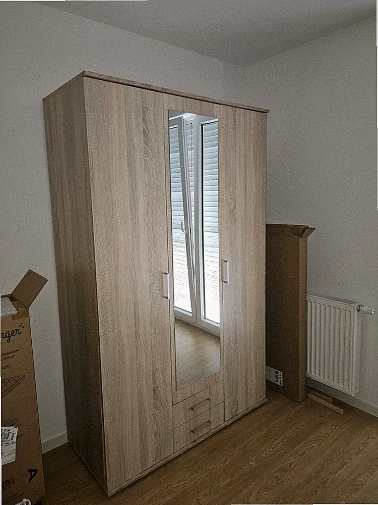 kleiderschrank mit spiegel