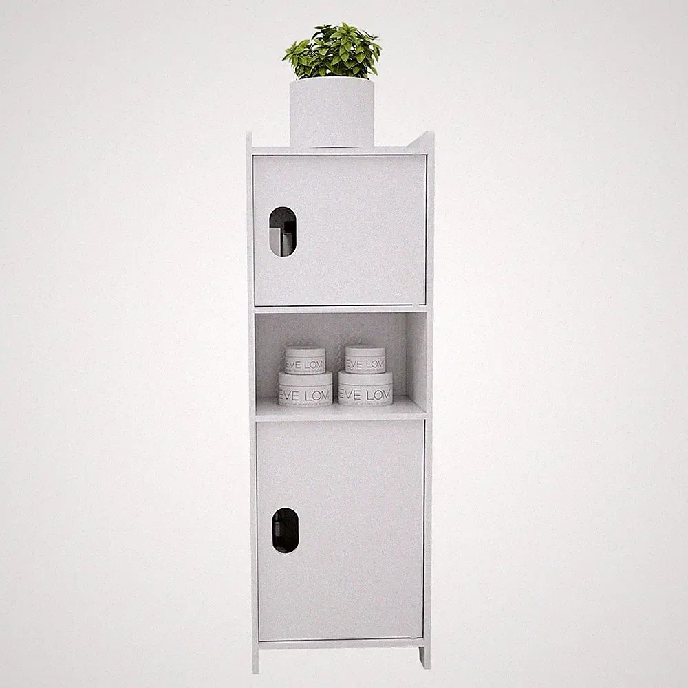 Für kleine Bäder Eckspiegelschrank