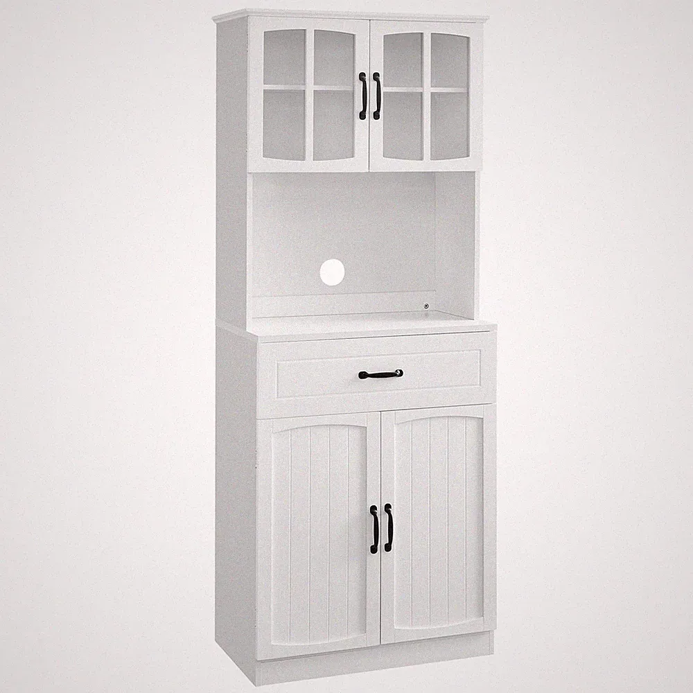 Küchenschrank, Mehrzweckschrank, Vorratsschrank, mit verstellbaren Einlegeböd...