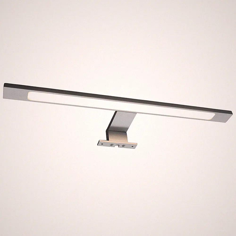 LED 450mm Bad Spiegel-Leuchte Bad-/Schrank-Lampe Aufbau-Leuchte alu eloxiert WW