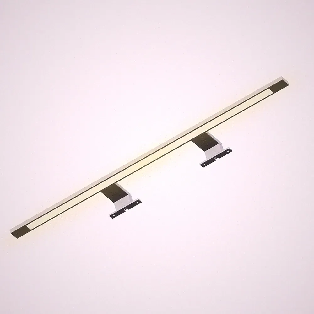 LED 740mm Bad Spiegel-Leuchte Bad-/Schrank-Lampe Aufbau-Leuchte verchromt WW