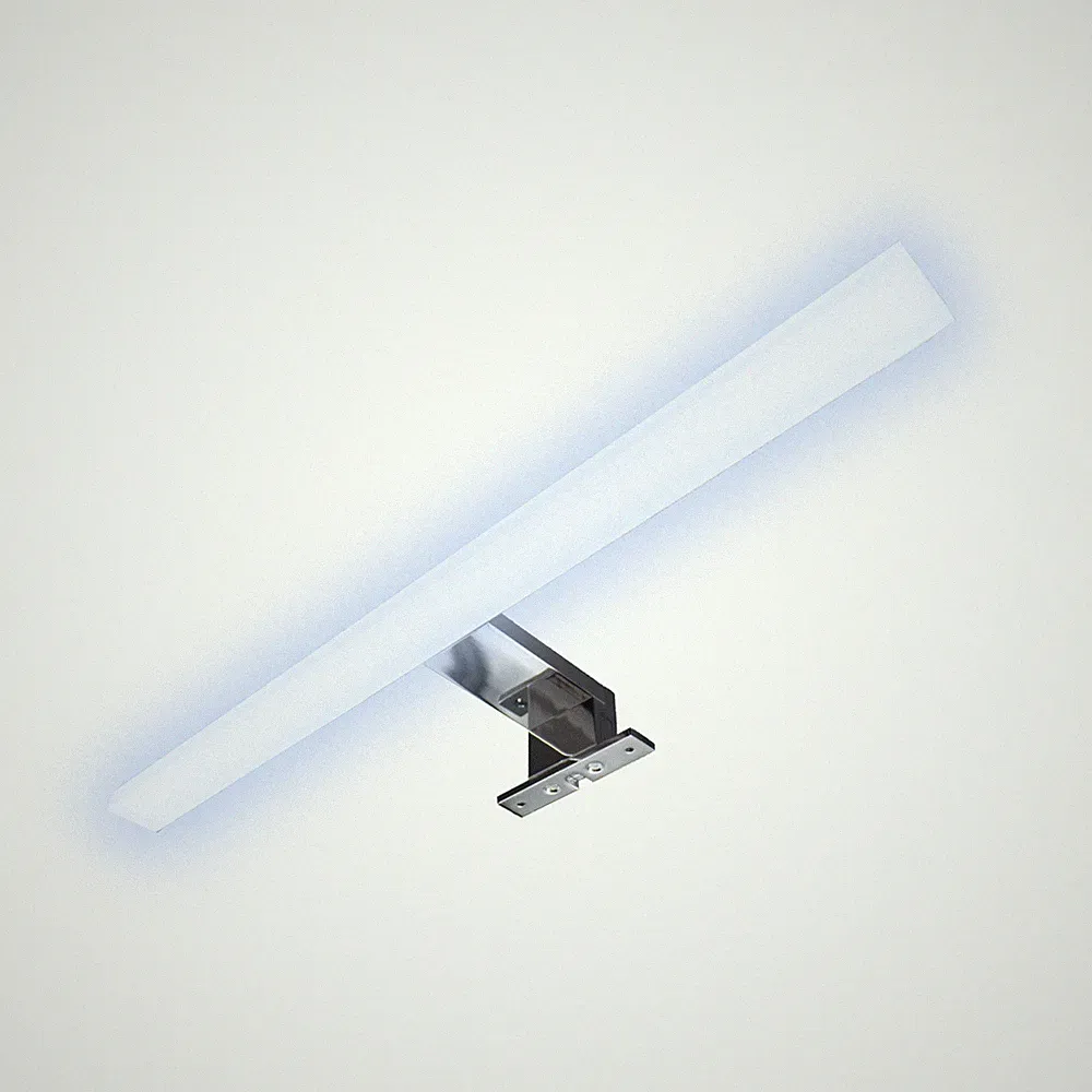 LED Bad Spiegel-Leuchte Bad-/Schrank-Lampe Aufbau-Leuchte verchromt Acrylglas