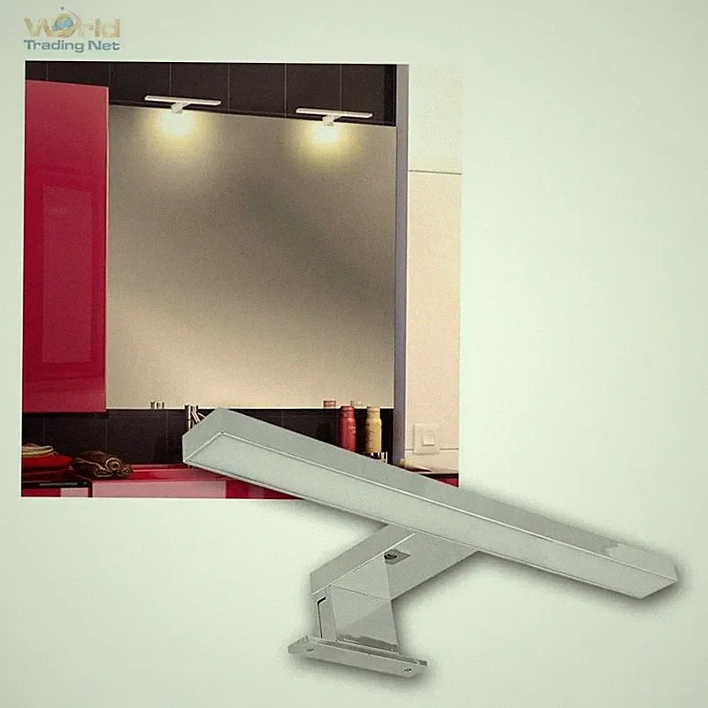 LED Bad Spiegel-Leuchte, Badezimmer Beleuchtung, Aufbau-Lampe IP44, Schminklicht