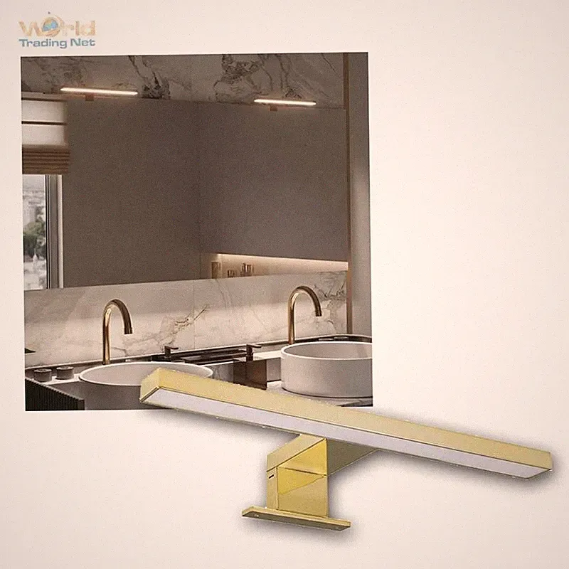 LED Bad Spiegel-Leuchte, Badezimmer Beleuchtung, Aufbau-Lampe IP44, Schminklicht
