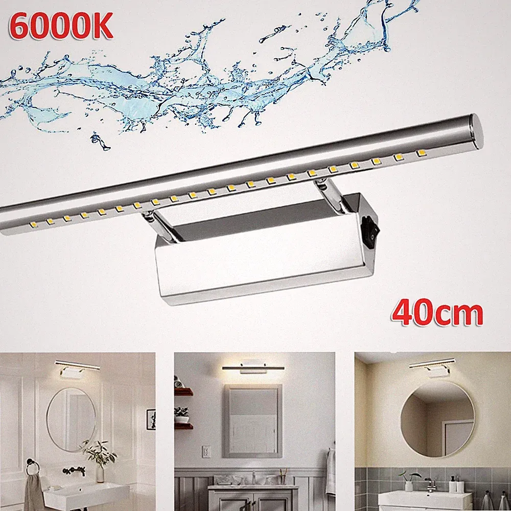 LED Bad Spiegelleuchte Badezimmer Beleuchtung Aufbau Lampe 40CM Schminklicht DHL