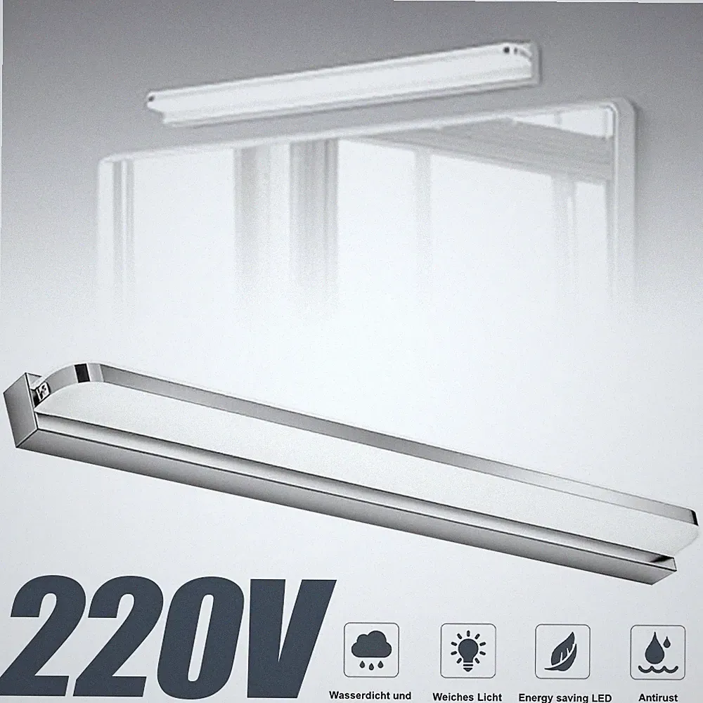 LED Bad Spiegelleuchte Badlampe 220V Schrankleuchte Tube Spiegelschrank Leuchte