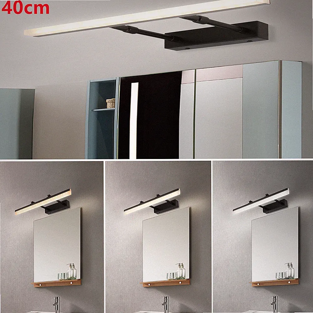 LED Bad Spiegelleuchte Badlampe 230V Schrankleuchte Tube Spiegelschrank NEW