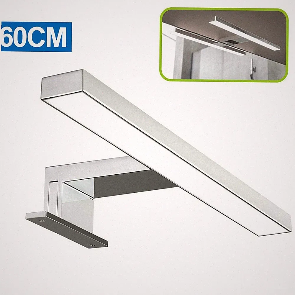LED Bad Spiegelleuchte Badlampe 60cm Schrankleuchte Tube Spiegelschrank Leuchte